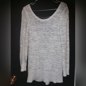 Long Sweater w/ Open Back